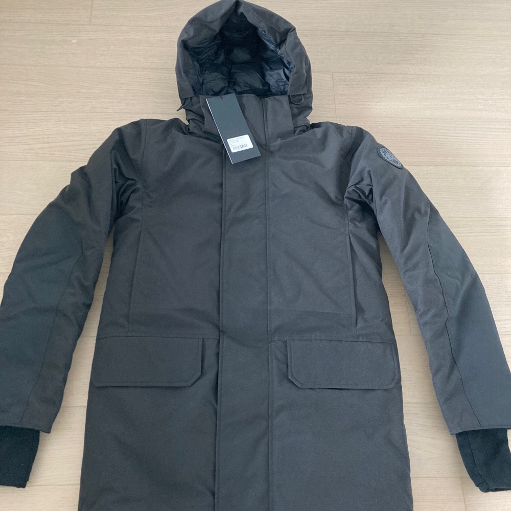 Canada Goose Mens Brockton Parka 2021 (Black, NWT, Small)